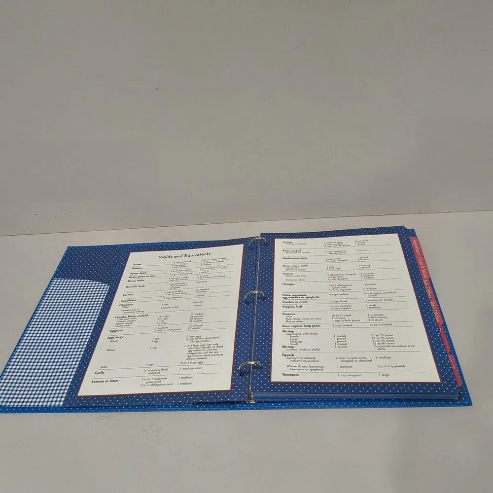 Pillsbury Doughboy Deluxe Recipe Keeper 3 Ring Binder with Cards Dividers